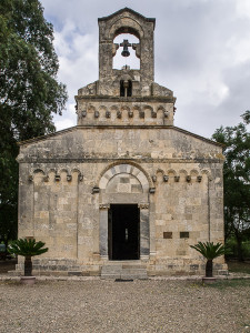 Facade of Santa Maria de Monserràto in Uta